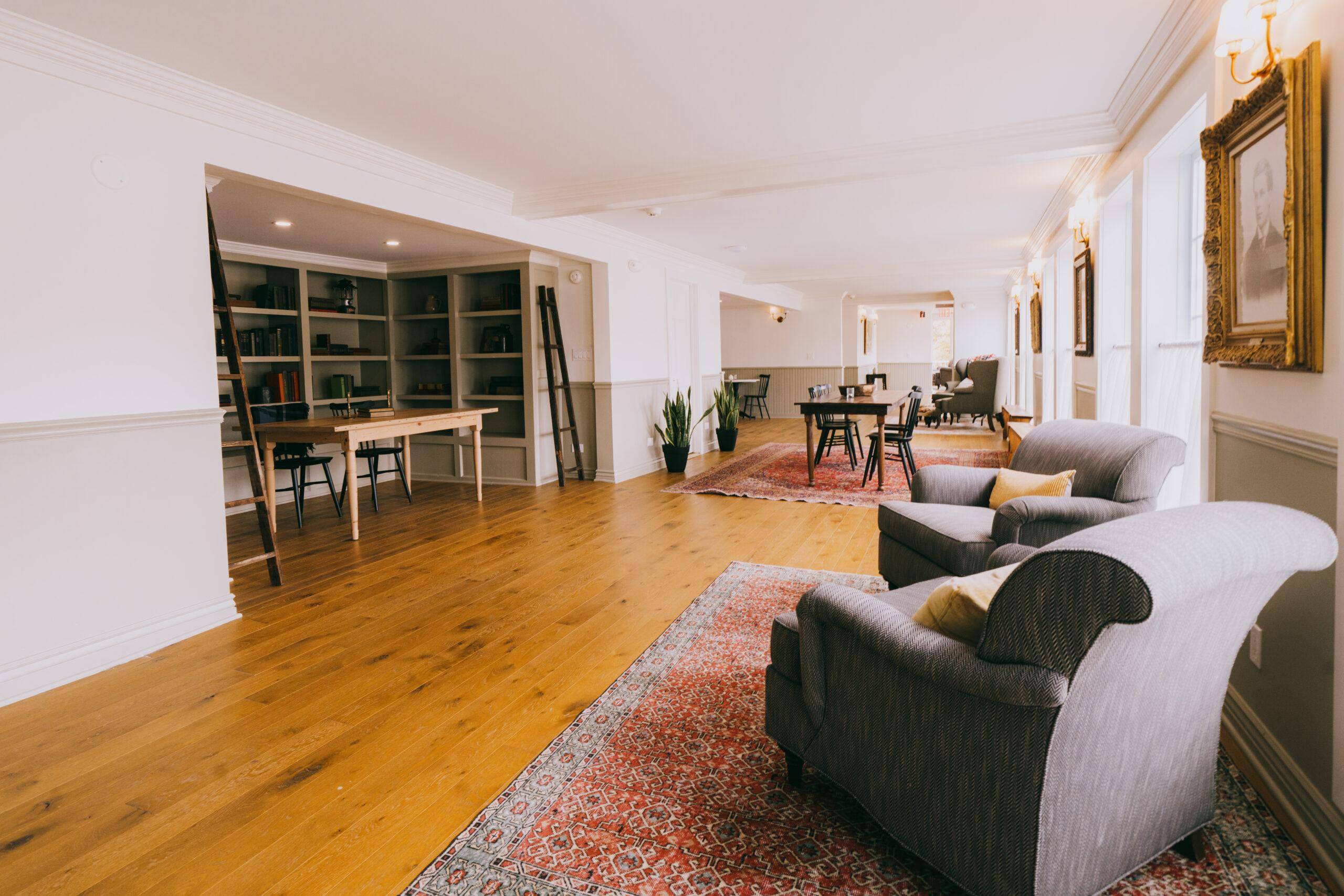 The library at the pines inn scaled | wylder hotels