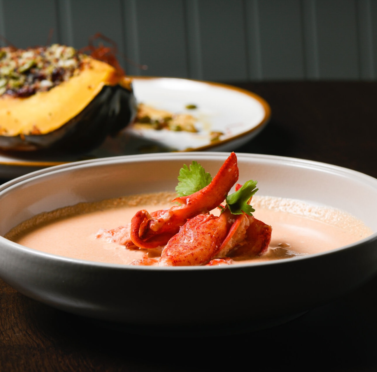 food dishes on table at Babblers